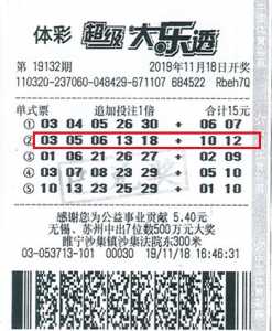 大乐斗23013中多少钱？大乐透21030中奖查询？-第3张图片-山川游戏