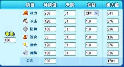 洛克王国普王技能表，洛克王国普王性格及加点-第4张图片-山川游戏