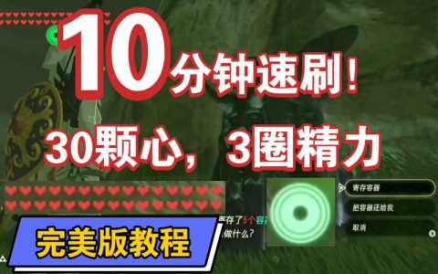 塞尔达心心上限多少，塞尔达心心上限怎么弄30？-第5张图片-山川游戏